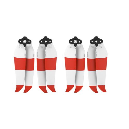8Pcs Multicolor 7238F Hélices à dégagement rapide à faible bruit pour DJI Mavic Air 2 - Rouge