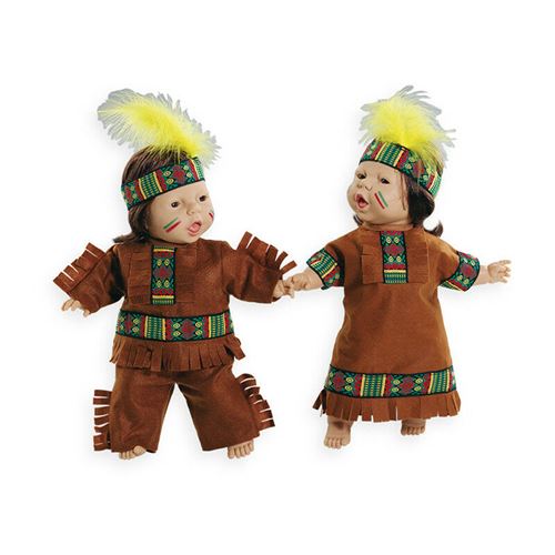 Berjuan – Friends of The World Fille Indienne, Multicolore (9051) 38 cm