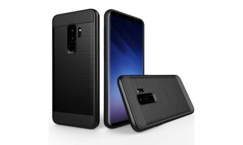 Coque hybride Galaxy S9 Plus renforcée coloris noir