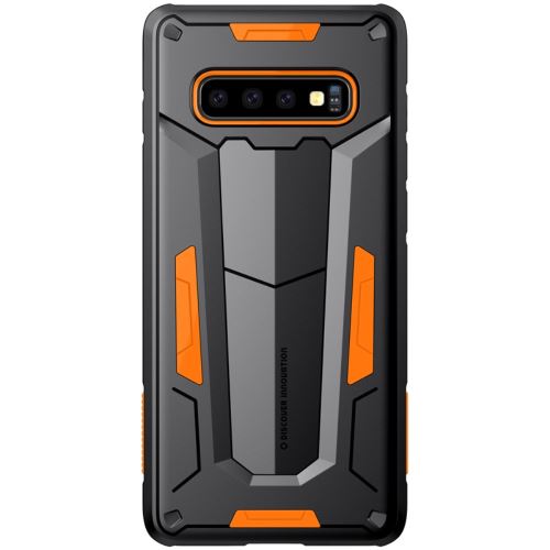 Coque en TPU defender ii hybride fort orange pour votre Samsung Galaxy S10