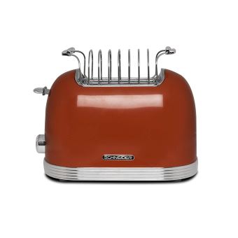 Schneider Grille Pain Vintage 2 Fentes Rouge Achat & prix Grille pain vintage rouge 2 fentes SCTO2R Schneider
