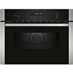 Neff N 50 C1AMG84N0 - Four combiné - intégrable - niche - largeur : 56 cm - profondeur : 55 cm - hauteur : 45 cm - acier inoxydable