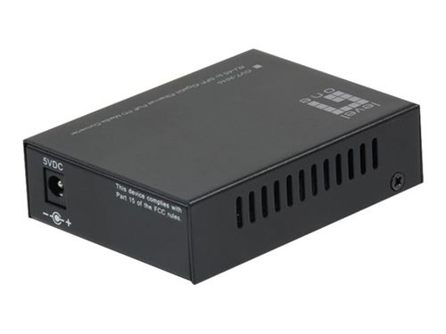 LevelOne GVT-2010 - convertisseur de média à fibre optique - Ethernet, Fast Ethernet