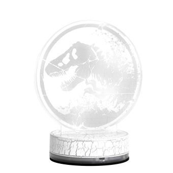 Jurassic World 75451 LED lumière Change de Couleur et illumine Le Gabarit Plexiglas – Via USB Rechargeable – 13 x 9 x 22 cm, Multicolore