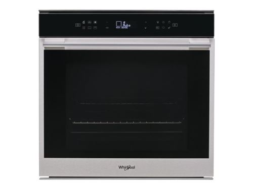 Whirlpool W7 Om4 4S1 P - Four - Encastrable - Niche - Largeur : 56 Cm - Profondeur : 55 Cm - Hauteur : 58.3 Cm - avec Système Auto-Nettoyant - Classe A+ - Acier Inoxydable