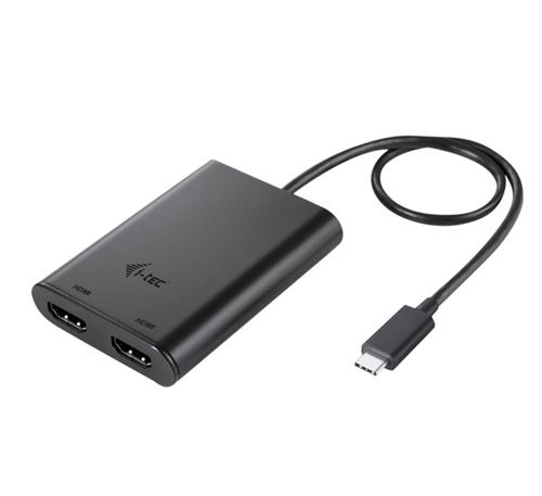 i-tec i-tec usb-c 4k dual hdmi adapter noir