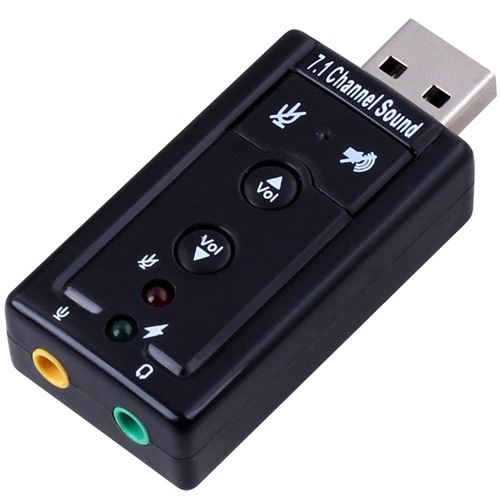 VSHOP ® Adaptateur USB Audio Carte son 3D 7.1 usb