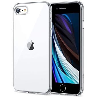 Coque Silicone pour iPhone SE2020 Etui de Protection Transparent Antichoc Little Boutik® - 1