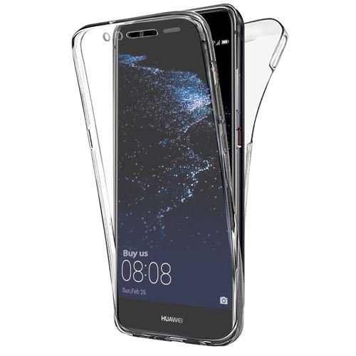 Coque silicone transparente avant et arrière pour huawei p10 lite