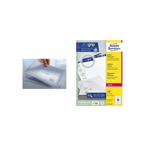 AVERY Zweckform QuickPEEL Etiquette d'adresse, 63,5 x 38,1mm