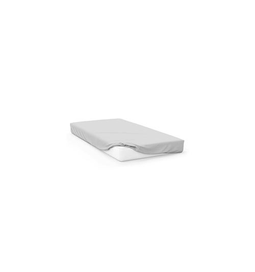 Drap housse bébé en JERSEY 60x120 cm blanc