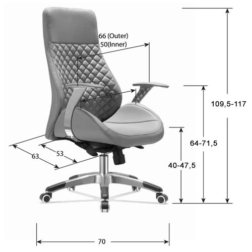 Fauteuil De Bureau Bologna Noir Achat Prix Fnac