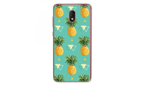 Coque souple pour Wiko Lenny 5 avec impression Motifs ananas