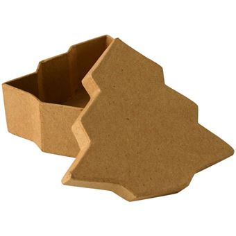 Boîte en carton sapin 10 cm