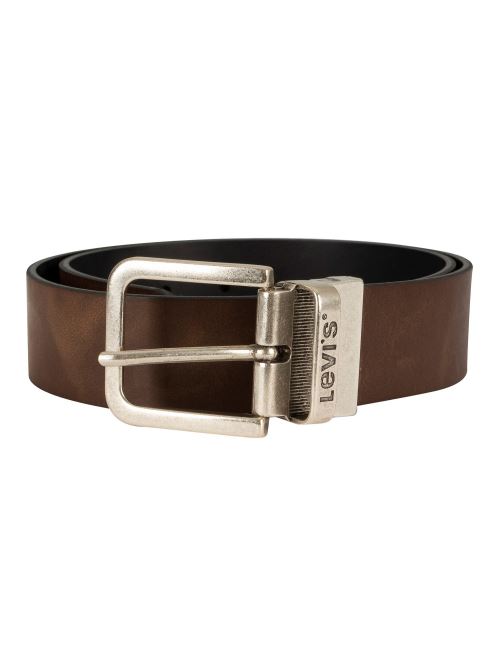 Levi's Pour des hommes Ceinture en cuir réversible, marronM
