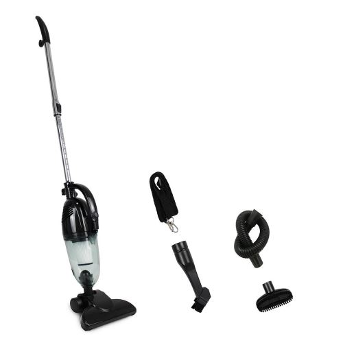 Todeco - Aspirateur 2 en 1 Balai et à Main, Balai Éléctrique, Noir, Capacité du bac à poussière: 1,3L