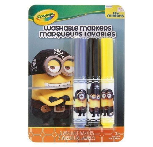 Crayola 3ct Minions Markers - Oeil, Matie