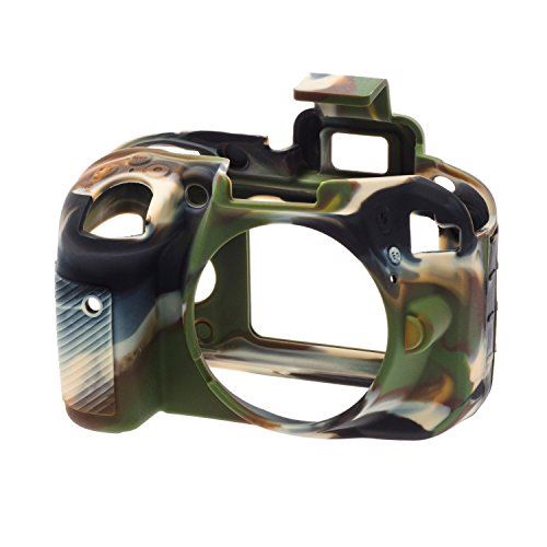 EasyCover ECND3300C Housse en silicone pour Nikon D3300 / 3400 (camouflage)