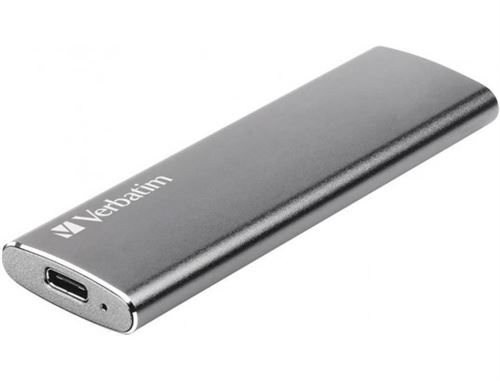 Verbatim Vx500 - SSD - 240 Go - externe (portable) - USB 3.1 Gen 2 (USB-C connecteur) - gris sidéral