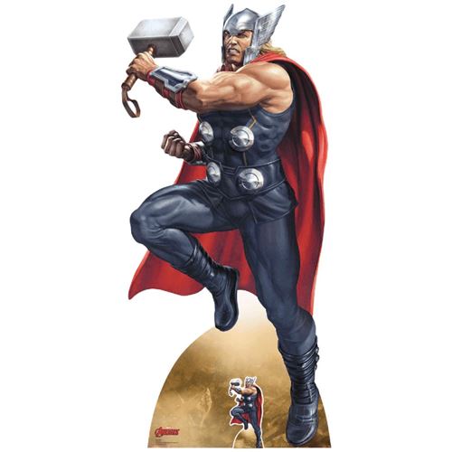 Figurine en carton Marvel Comics Thor War hammer H 191 CM