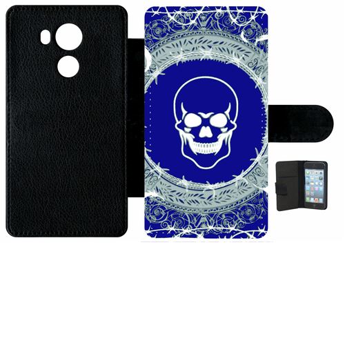 Etui À Rabat Huawei Mate 8 Tribal Skull 1