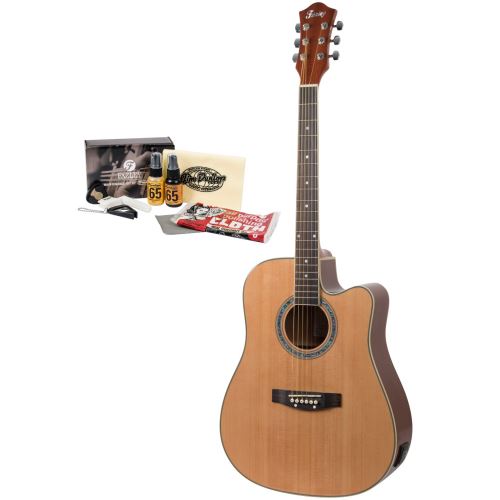 Fazley FE118CN & GAFAZ1 guitare avec kit d'entretien