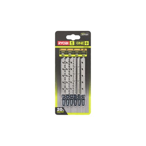 Jeu de 6 lames sp&eacute;ciales pour scie sauteuse RYOBI OnePlus RAK6JSBW