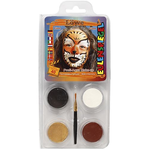 Eulenspiegel trousse de maquillage Lion multicolore