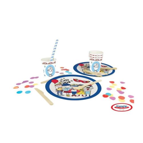 FUNDOO PARTY - Party Box Anniversaire (6 enfants) - Garçon
