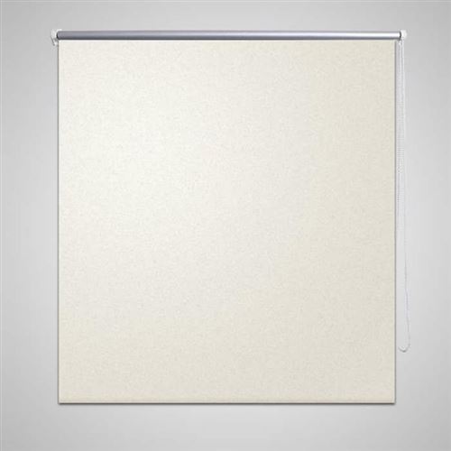 Store enrouleur occultant 140 x 230 cm crème 240169