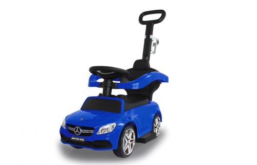 Jamara Bleu Voiture Pousse Mercedes-Benz Amg C63 3 En 1 Pour Enfants - Neuf - Image 2