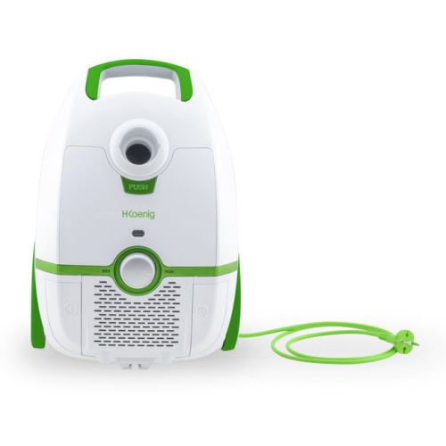 Aspirateur traîneau avec sac H.Koenig AXO720 700 W Blanc et Vert