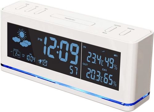 Technoline Ws 6850 Station Météo Haut De Gamme Blanc/finition Aspect Laqué