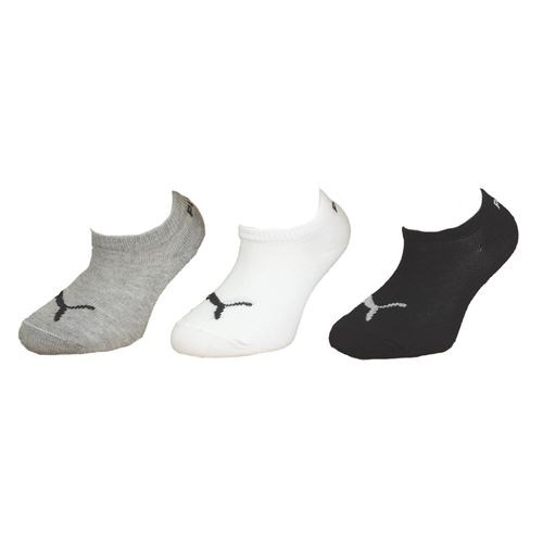 Chaussettes invisibles Puma Thin grs/blc/nr invis jr Assorties taille : 23-26 réf : 18744