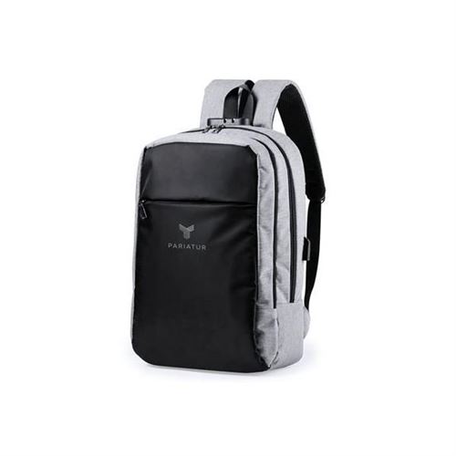 Sac à Dos Anti-vol avec USB et Compartiment pour Tablette et OrdinateurPortable 146217 - Gris