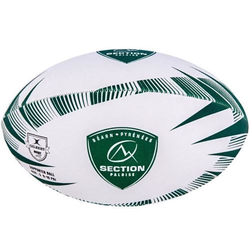 GILBERT Ballon de rugby SUPPORTER - Pau - Taille 5
