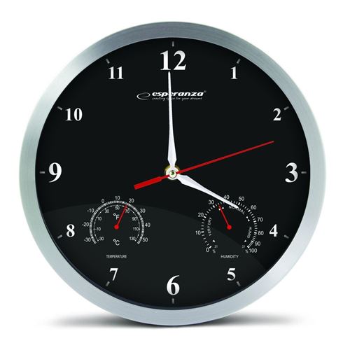 Esperanza Esperanza+Ehc008k+Wall+Clock+-+Washington+-+Black