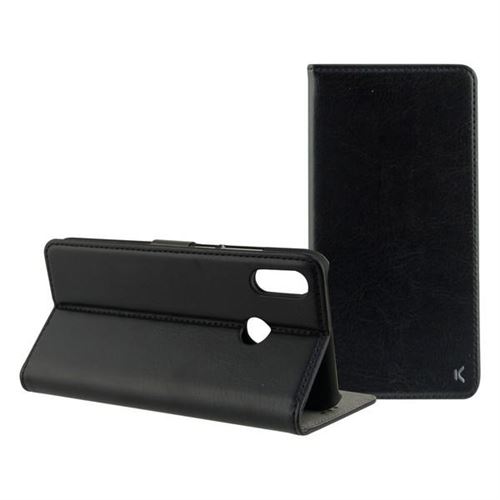 Housse Folio pour Mobile avec Aimant Xiaomi Mi A2 Lite Noir