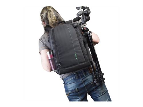  Rivacase 7490 SLR Backpack - Sac à Dos pour Appareil Photo Reflex numérique jusqu à 15.6, Noir