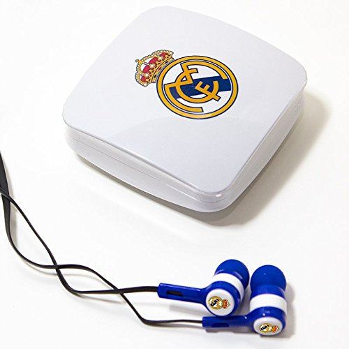 SEVA IMPORT Real Madrid Casque Bouton, Bleu (Royal)/Blanc, S