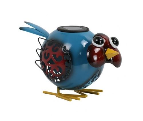 Galix decoration solaire oiseau - metal - 2 lumens