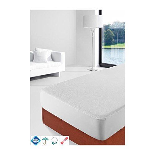Stipi protege-matelas pe sanitized imperméable 100% coton 140x190 cm blanc