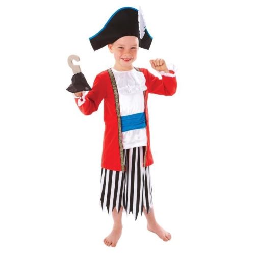 Amscan panoplie garçon - pirate au crochet, taille 6 8 ans