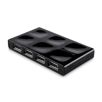Belkin Hi-Speed USB 2.0 7-Port Mobile Hub - hub - 7 poorten - desktop