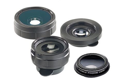 Pack de 4 lentilles pour smartphone / iPhone