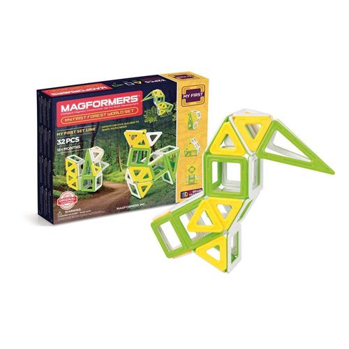 Magformers 702009 My First Forêt Monde Ensemble (32 pièces)