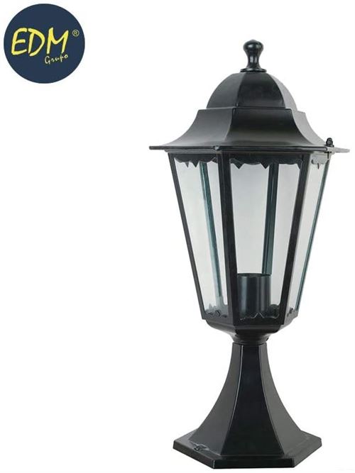 Edm Modèle : Marseille Lanterne en aluminium décor noir 49,5 x 23 cm