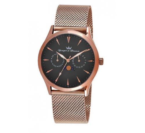Yonger et Bresson Montres Rose Doré Homme - HMR 047/CM