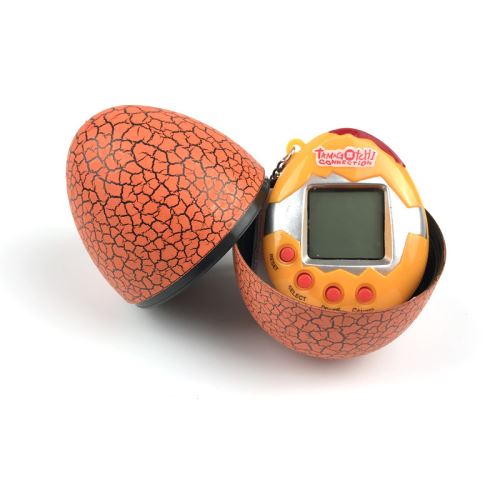 Console de jeux Animaux Virtuelle Portable - Cadeau pour les enfants - Jaune