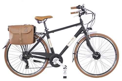 CANELLINI E-Bike Dolce Vita by  V&eacute;lo de Ville Retro Vintage Homme Noir 54 